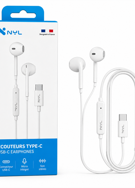 Ecouteurs NYL Type- C  ( Earphones USB-C )